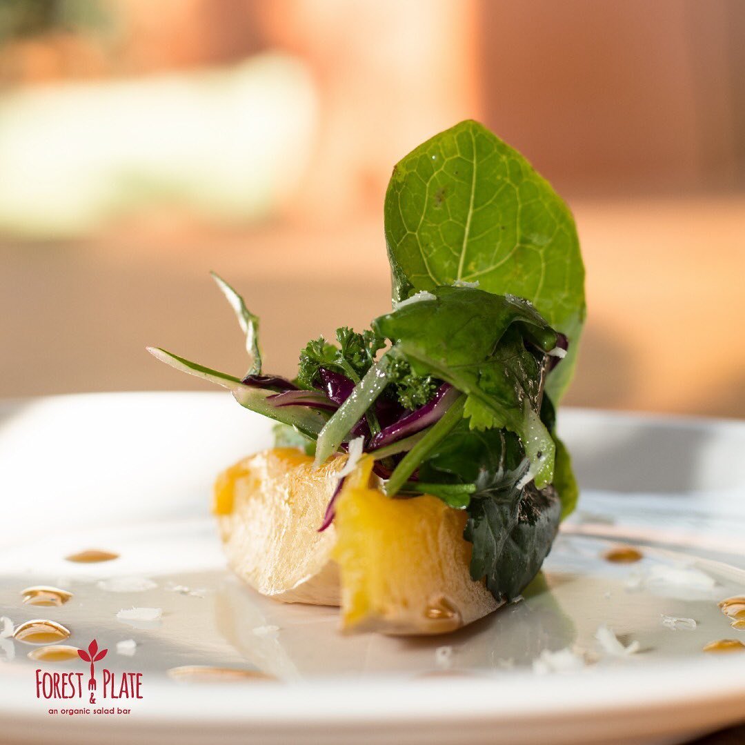 Fresh organic herbs and ingredients sourced from local Nepali farms