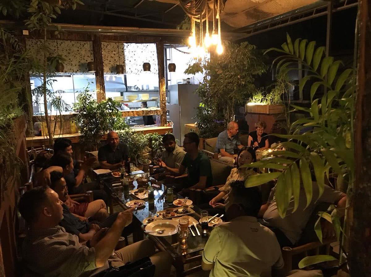 Restaurant interior